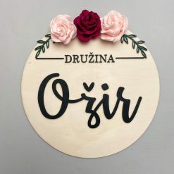 Lesena dekoracija - DRUŽINA